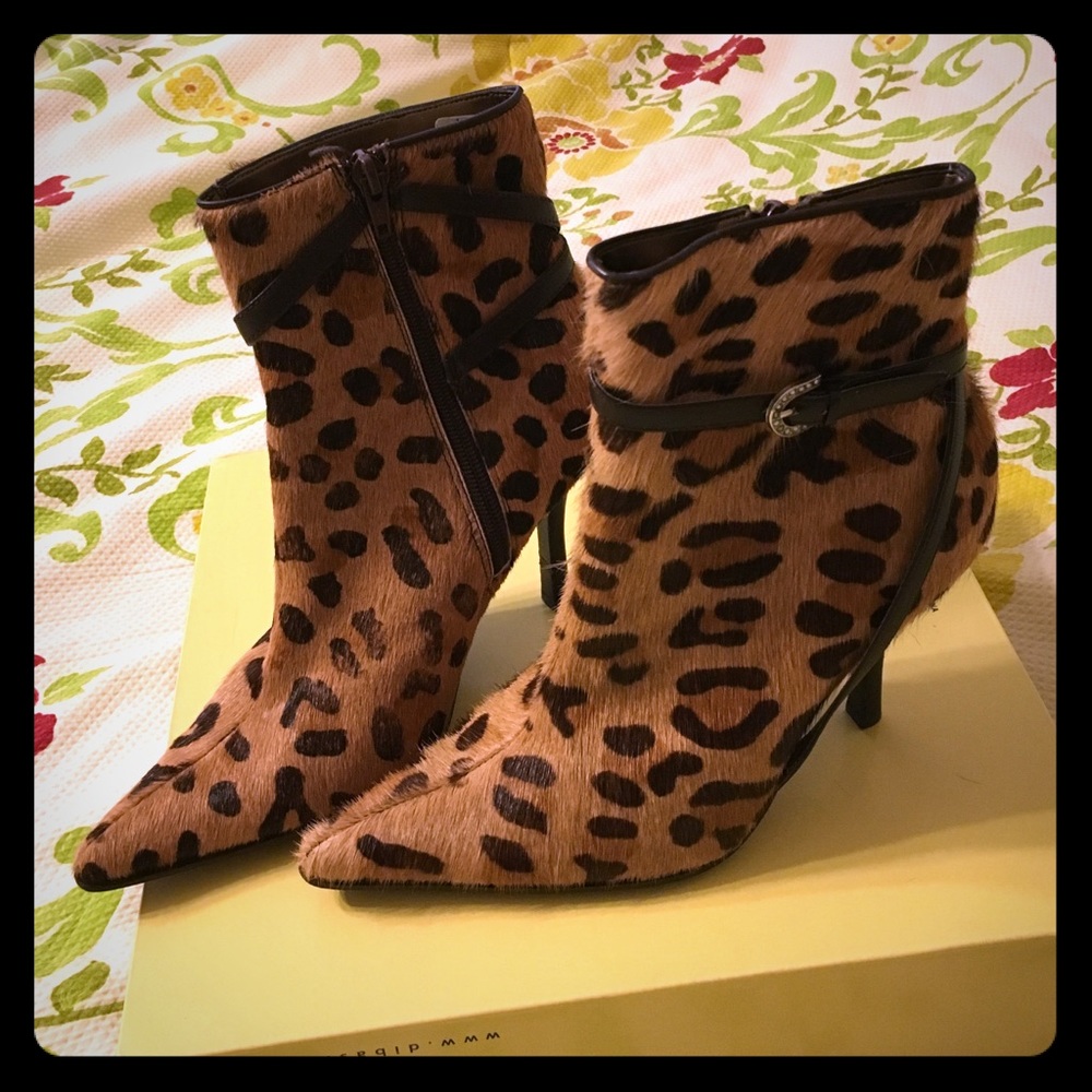 COPY - Kaynine leopard ankle boots